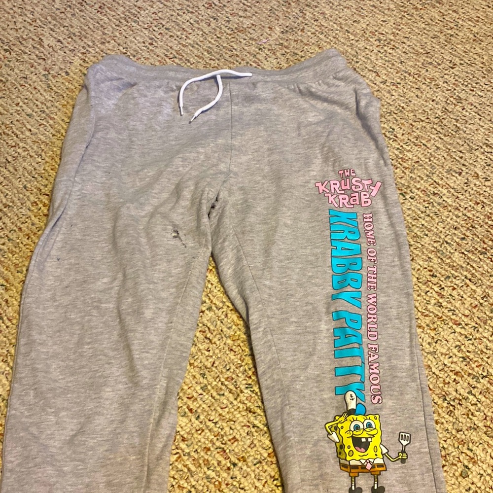 Spongebob Cuffed Sweatpants w/ Pockets